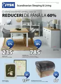 Catalog JYSK Pagină 1: Oscar ramă foto €13,50, Gulskolm pătură din fleece €60,00