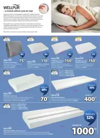 Catalog JYSK Pagină 15: Wellpur kvina pernă cervicală €70,00, Wellpur frya topper €400,00