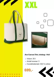 XXL Sport kundeavis uke 35 Side 4: Ace Canvas Tote, totembag - Hvit €699,00