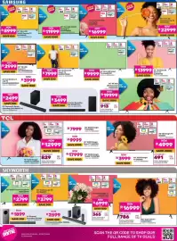 Game catalogue Page 4: 85" QLED LED TV €16.999,00, 2.1 Channel B-Series Soundbar €2.499,00