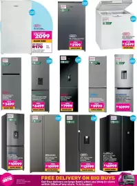 Game catalogue Page 6: DEFY 195 L Chest Freezer White €3.499,00, DEFY 90 L Bar Fridge €2.099,00