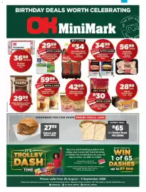 OK MiniMark catalogue Page 1: Nescafe Cappuccino Sticks €59,99, Coca-Cola Original Taste Less Sugar Soft Drink €34,00