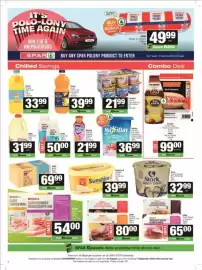 SuperSpar catalogue Page 6: SPAR Back Bacon Beechwood Smoked €80,00, Clover Krush 100% Fruit Juice Blend Assorted €39,99