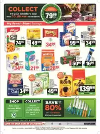 Spar catalogue Page 2: Clover - condensed milk sweetened €34,99, Morvite - instant porridge €26,99