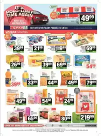 Spar catalogue Page 3: Parmalat - yoghurt €39,99, 100% fruit juice blend €39,99
