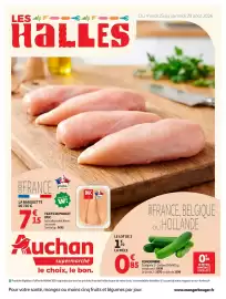 Catalogue Auchan Supermarché page 1: DUC Filets de poulet €7,15, CONCOMBRE €1,70