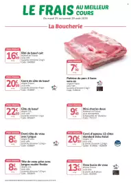 Catalogue Promocash page 1: Promo - demi-tête de veau avec langue €8,49, Promo - mini-chorizo doux €22,99
