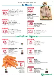 Catalogue Promocash page 2: Promo - filet de rouget €15,49, Promo - filet de julienne 500/1000 €11,99