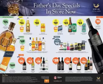 Foodland catalogue Page 2: Taylors Jaraman Cabernet Sauvignon or Shiraz €28,00, XXXX Gold Mid Strength Lager Cans €58,00