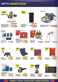 Total Tools catalogue Page 4: Sutton 52 Piece Stack-In Accessories Pro-Kit €179,00, Detroit 350W Bench Drill Press €99,00