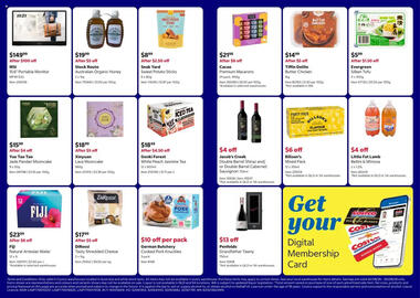 Costco catalogue Page 2: Billson's Mixed Pack €6,00, Evergreen Silken Tofu €5,99