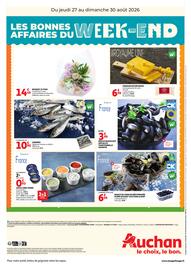 Catalogue Auchan | week-end page 2: Moules de Bourgoin €3,99, SARDINES €10,90