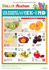 Catalogue Auchan | week-end page 1: POIRES €2,69, BANANES BIO €1,79