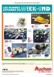 Catalogue Auchan | week-end page 2: Moules de Bourgoin €3,99, SARDINES €10,90