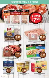 Spudshed catalogue week 35 Page 10: KR Castlemaine Short Cut Bacon Rindless €8,49, D'Orsogna Shaved Meat Varieties €2,29