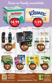 Spudshed catalogue week 35 Page 13: U By Kotex Varieties €3,99, Bref Power Active Varieties €2,99