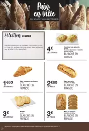 Catalogue Monoprix page 20: Pain aux maïs €2,80, Palmier €3,00
