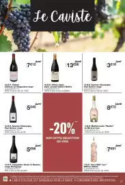Catalogue Monoprix page 21: Studio I.G.P. Méditerranée rosé €8,72, Gabriel Meffre Saint Joseph €13,56