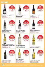 Catalogue Monoprix page 22: Frontignan Muscat de Frontignan A.O.C. €7,48, Château Laurou €5,21