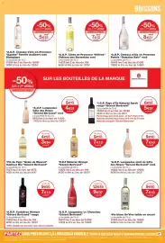 Catalogue Monoprix page 23: Domaine Naïs Poésie rosé €8,21, Château des Bormenttes rosé €7,13