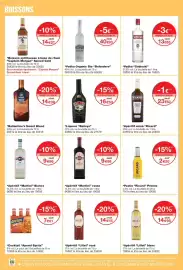 Catalogue Monoprix page 26: Sobieski Vodka €13,85, Belvedere Vodka Organic Bio €40,90