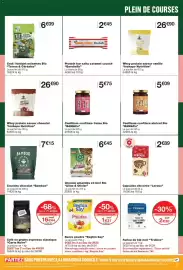 Catalogue Monoprix page 3: Inshape Nutrition Whey protein €26,90, Barebells Protein bar salty caramel crunch €2,45