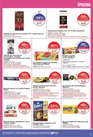 Catalogue Monoprix page 33: DéliChoc Biscuits chocolat au lait €1,76, Lindt Dessert €3,14