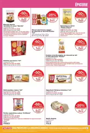 Catalogue Monoprix page 35: Kinder Cookies crunchy €2,51, LU Galettes pur beurre €1,51