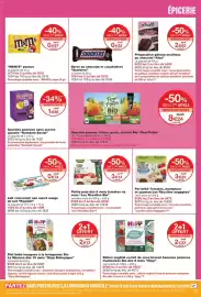 Catalogue Monoprix page 39: Ramdam Social Gourdes pommes sans sucres ajoutés €1,88, M&M'S peanut €0,87
