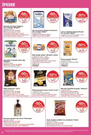 Catalogue Monoprix page 40: Panealba Gressins stiratini aux olives €2,81, Cheetos Biscuits apéritifs fromage €0,88