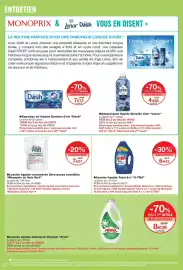 Catalogue Monoprix page 62: Lenor Adoucissant liquide Envolée d'air €4,68