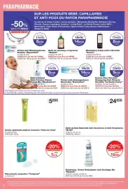 Catalogue Monoprix page 72: Cinq sur Cinq Crème apaisante piqûres insectes €5,65, Bi-Oil Huile de Soin Naturelle €24,50