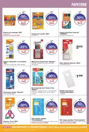 Catalogue Monoprix page 75: STABILO Feutres d'écriture Point 88 €4,19, Lefranc Bourgeois Palette de peinture €1,99