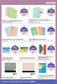 Catalogue Monoprix page 77: Clairefontaine cahiers €4,55, Clairefontaine Cahier KoverBook €2,45