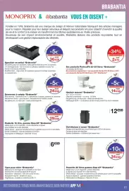 Catalogue Monoprix page 81: Brabantia Tapis pour évier €6,69, Brabantia Distributeur à savon €12,99