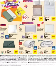 Catalogue Conforama page 22: DODO Oreiller Zen'Attitude €9,99, Névée Parure €21,00