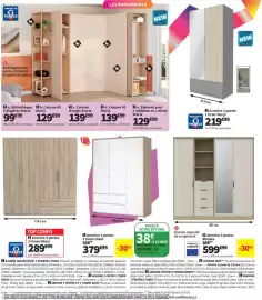 Catalogue Conforama page 26: Glory Armoire 4 portes €289,99, Rhodes Armoire 3 portes €599,00