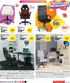 Catalogue Conforama page 29: Wilou Fauteuil de bureau €129,99, Ryker Fauteuil de bureau €149,99