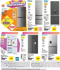 Catalogue Conforama page 34: SABA Réfrigérateur €599,00, INDESIT Réfrigérateur €599,99