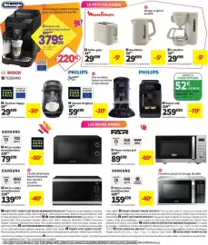 Catalogue Conforama page 42: Moulinex Grille-pain €29,99, PHILIPS Robot café €259,99