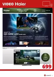 Volantino Comet Pagina 3: Haier QD-MiniLED 65" €699,00