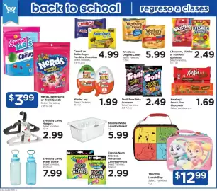 Food 4 Less weekly ad week 35 Page 6: Trolli sour brite gummies €2,49, Werther's Original Candy €5,99