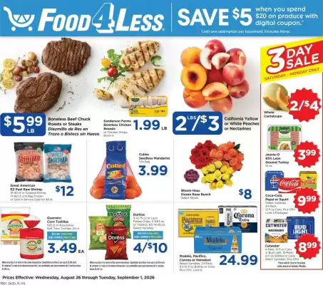 Food 4 Less weekly ad