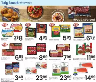 Albertsons weekly ad Page 2: Smithfield Premium Smoked Bacon €6,99, Bob Evans Side Dishes €8,00