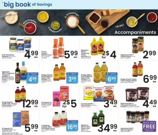 Albertsons weekly ad Page 6: Krusteaz Muffin or Dessert Mix €4,49, Bragg organic apple cider vinegar €6,99