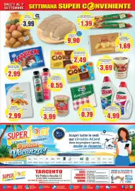 Volantino SuperOne Pagina 8: Foxy GranTavola Scozzesi €0,79, Detersivo lavatrice Dixan €4,99