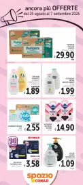 Volantino Spazio Conad Pagina 1: Mutandine mestruali Nuvenia €14,90, Shampoo baby Johnson's €1,89
