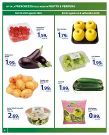 Volantino Ok Sigma Pagina 4: Melanzane tonde €1,99, Patate rete €1,99