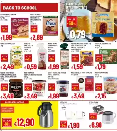 Volantino Galassia Pagina 18: Venosta Corn Flakes €2,49, Nesquik Maxi Choco Barrette €1,59