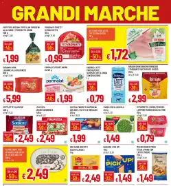 Volantino Galassia Pagina 2: G7 sorbetto lampone €0,79, Findus piselli novelli €1,49